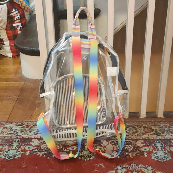 Betsey Johnson Bags Betsey Johnson Rare Unicorn Clear Backpack